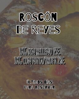 ⚠️ Mañana es el último día de reservas ⚠️

Las reservas podéis hacerlas por mensaje directo o escribirnos por WhatsApp! 

El horario especial de la semana que entra, es el mismo que la pasada:

• LUNES 30 de 11:30 a 14:00 y 17:00 a 20:00
• MARTES 31 de 11:30 a 14:00
• MIÉRCOLES 1 CERRADO 

El resto de días, igual que en el horario habitual. 

Esperamos que estéis teniendo unas fiestas en paz, 

Os abrazamos en estas fechas que, a mucha gente se nos hacen complicadas ❤️‍🩹